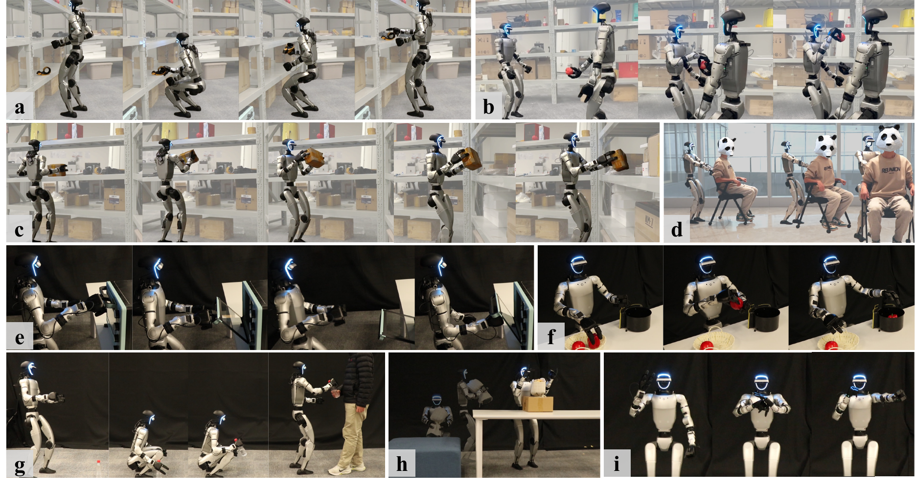 HOMIE: Humanoid Loco-Manipulation with Isomorphic Exoskeleton Cockpit teaser